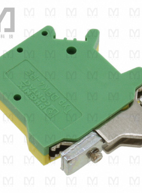 0708315【TERM BLK SCREW CLAMP 1POS GREEN】