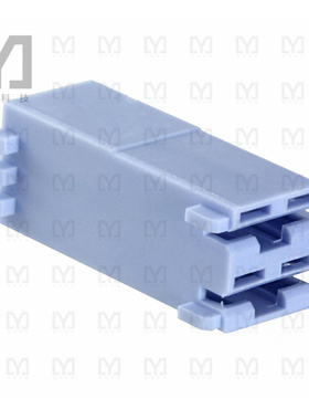 521204-6【CONN RCPT HOUSING 0.25 2POS BLUE】