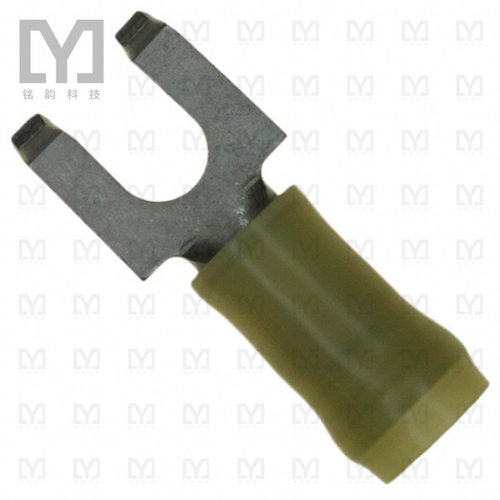 324015【CONN SPADE TERM 10-12AWG #10 YEL】