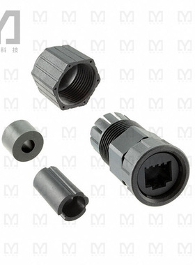 RCP-00BMMS-TLM7001【CONN MOD PLUG HSG RJ45 BLACK】