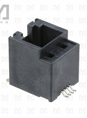 0855105118【CONN MOD JACK 6P4C VERT UNSHLD】