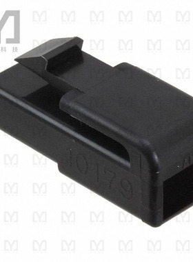 176986-2【CONN RCPT HSG 0.25 1POS BLACK】