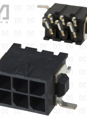 3-794629-6【CONN HEADER SMD R/A 6POS 3MM】