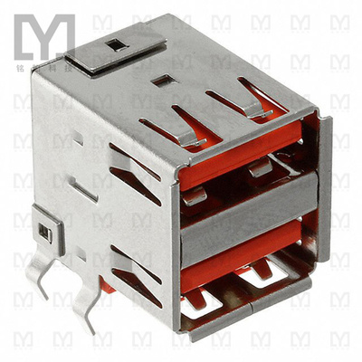 USBR-A-D-S-O-TH【CONN RCPT USB2.0 TYPEA 8POS R/A】