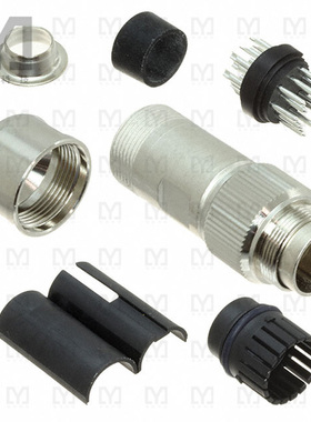 C091 31H012 102 4【CONN PLUG MALE 12PS INLINE SOLDR】