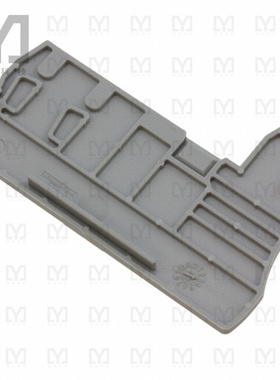 3033197【CONN TERM BLK END PLATE GRAY】