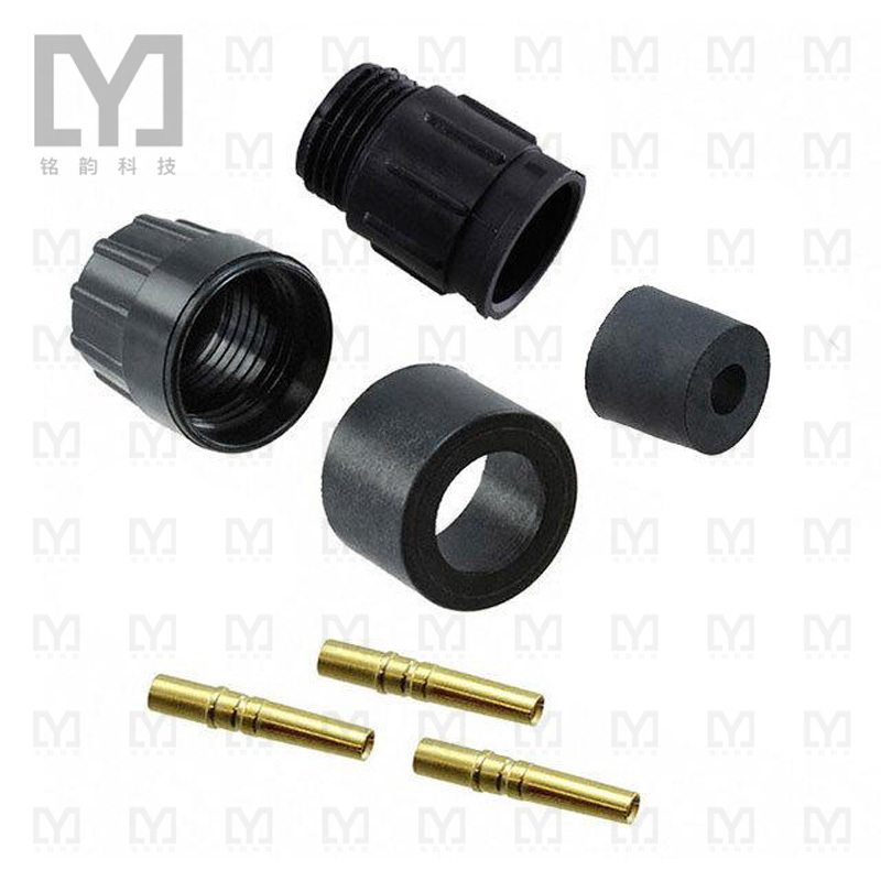 5180-3PG-315【CONN RCPT MALE 3POS GOLD CRIMP】