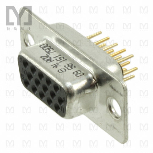 09561517500【CONN DSUB HD RCPT 15POS VERT SLD】
