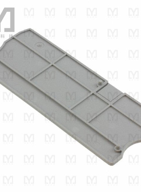 3035357【CONN TERM BLK END PLATE GRAY】