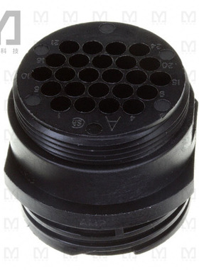 206838-2【CONN RCPT HSG MALE 24POS INLINE】