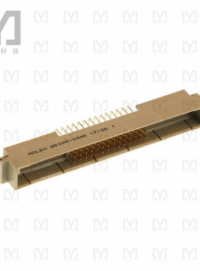 0850090048【CONN DIN HDR 48POS PCB RA GOLD】