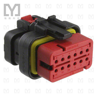 776533-1【CONN PLUG ASSY 12PS 18-20AWG RED】