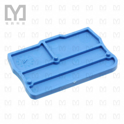 3248121【CONN TERM BLK END PLATE BLUE】