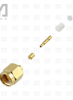 132249【CONN SMA PLUG STR 50 OHM SOLDER】