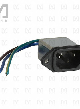 3-6609006-0【PWR ENT RCPT IEC320-C14 PNL WIRE】