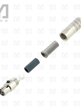 TA3FSHF【CONN PLUG FMALE MINI XLR 3P SLDR】