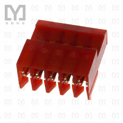 3-641237-5【CONN RCPT 5POS IDC 22AWG GOLD】