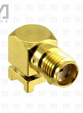 CONSMA002-SMD-G【CONN SMA RCPT R/A 50 OHM SMD】