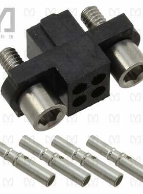 M80-4810442【CONN RCPT 4P CRIMP 24-28AWG GOLD】