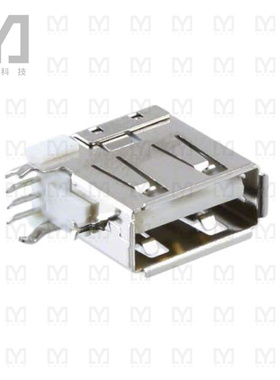 1002-013-01001【CONN RCPT USB2.0 TYPEA 4POS R/A】