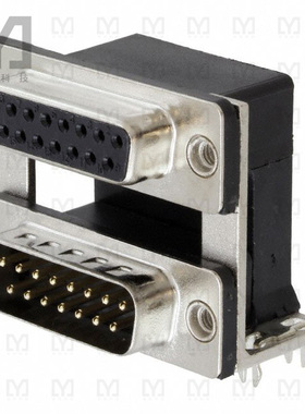 ASUB-277-15TP25【CONN D-SUB PLUG/RCPT 15POS R/A】