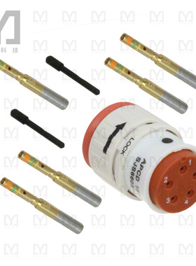 SJS860511【CONN PLUG FMALE 5POS GOLD CRIMP】