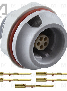 JMXHH1G05FCUDSU【CONN RCPT FMALE 5POS GOLD CRIMP】