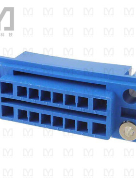 5172068-1【CONN RCPT HSG DRAWER 16POS BLUE】