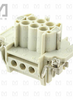 0936010207【6P + PE FEMALE INSERT 16A 500V/U】