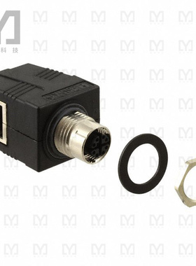 1404548【ADAPT CIRC 8POS TO RJ45 JACK BLK】