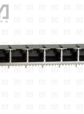 JG0-0027NL【CONN MAGJACK 6PORT 1000 BASE-T】