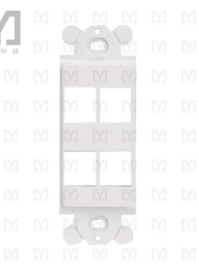 NK4RMFEI【FACEPLATE 4PORT IVORY】