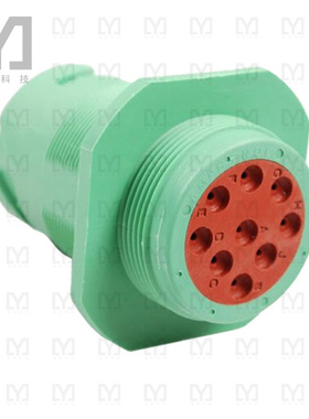 AHD17-9-1939PES80【CONN RCPT HSNG MALE 9POS PNL MNT】