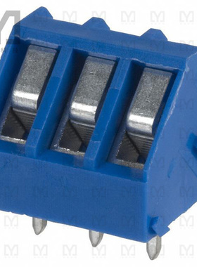 ED300/3【TERM BLOCK 3POS 45DEG 5MM PCB】