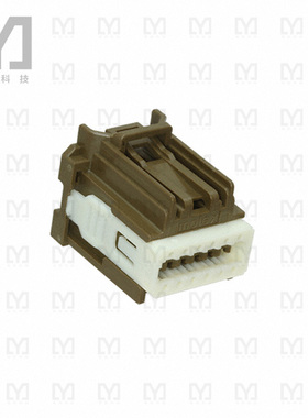 0347290122【CONN RCPT 12POS R/A BROWN POL C】