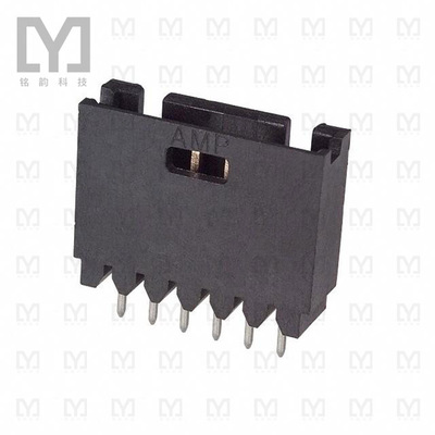 826467-6【CONN HEADER VERT 6POS 2.54MM】