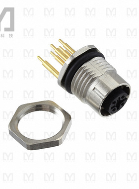 1457869【CONN RCPT FMALE 4POS GOLD SOLDER】