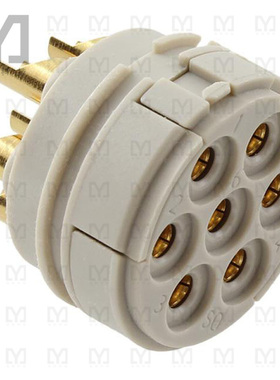 1594558【CONN FMALE INSERT 7POS SLDR CUP】