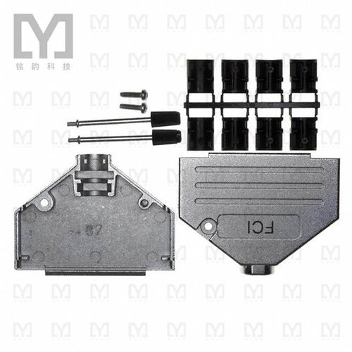 8655MH3701BLF【CONN BACKSHELL 37POS 180DEG SHLD】