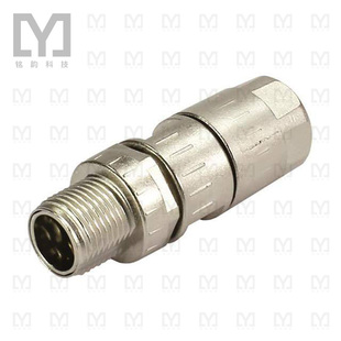 21038811805【CONN PLUG HSNG MALE 8POS INLINE】