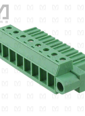 1828304【TERM BLOCK PLUG 8POS STR 7.62MM】