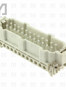 0936010307【24P+PE MALE INSERT 16A 500V/UL60】