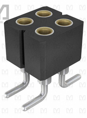 833-87-004-30-001191【CONN SOCKET 4POS 0.079 GOLD SMD】