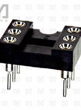 AR 06 HZL/01-TT【CONN IC DIP SOCKET 6POS GOLD】