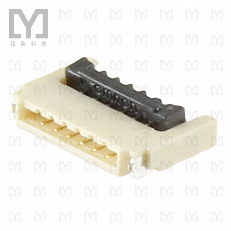 XF2U-0615-3A【CONN FPC 6POS 0.50MM R/A】