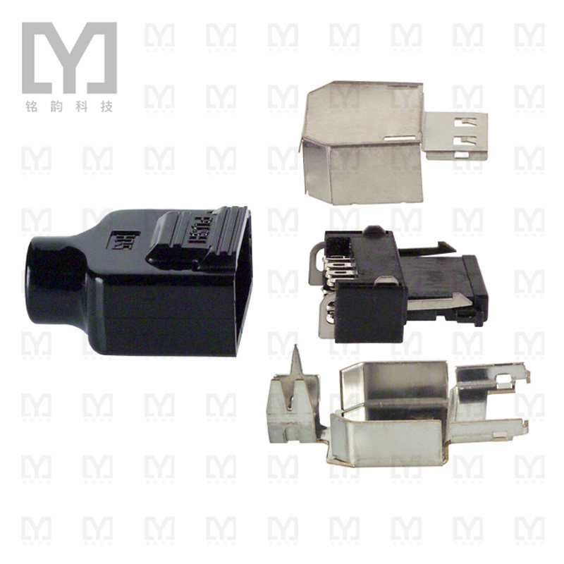 3240-8P-C(50)【CONN PLUG 8POS SOLDER GOLD】