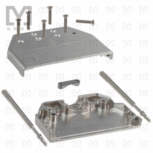 8655MH3711LF【CONN BACKSHELL 37POS 180DEG SHLD】