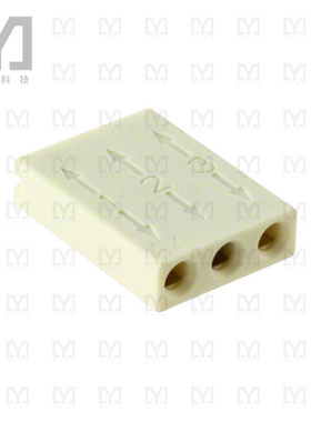 009286003203906【CONN JUNCT 3POS POKE-IN 18-24AWG】