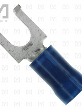 53874-2【CONN SPADE TERM 14-16AWG #8 BLU】