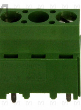 282843-2【TERM BLK 2P SIDE ENT 10.16MM PCB】